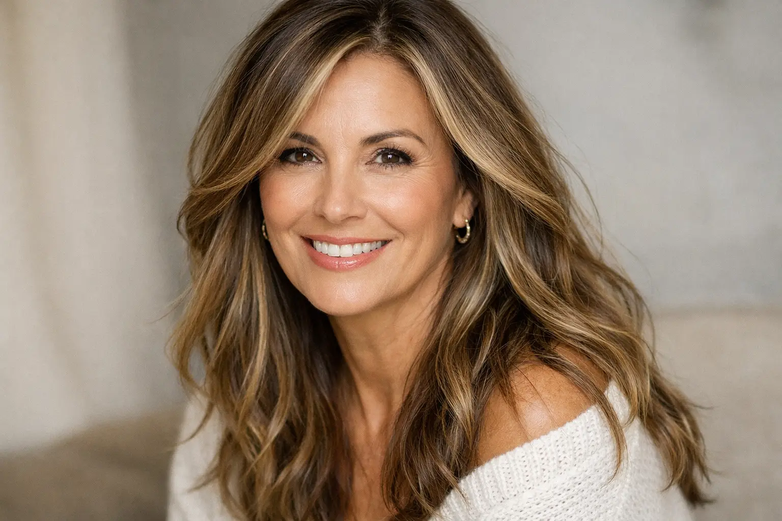 Long Hair with Highlights