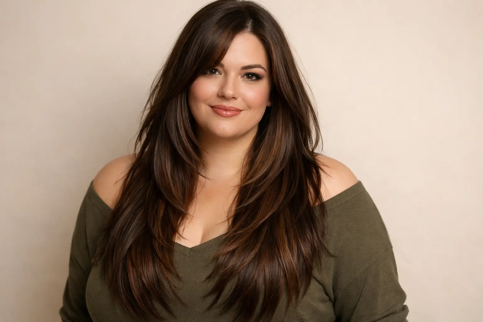 Long Hair with Vertical Layers