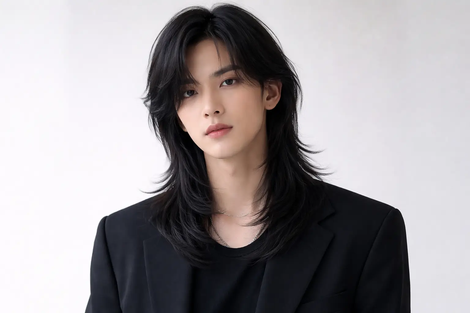 Long Layered Korean Hair