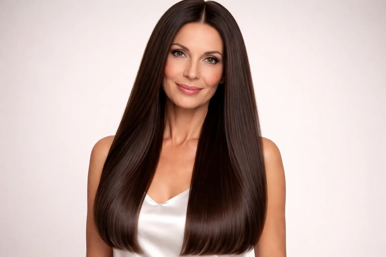 Long Straight Sleek Hair