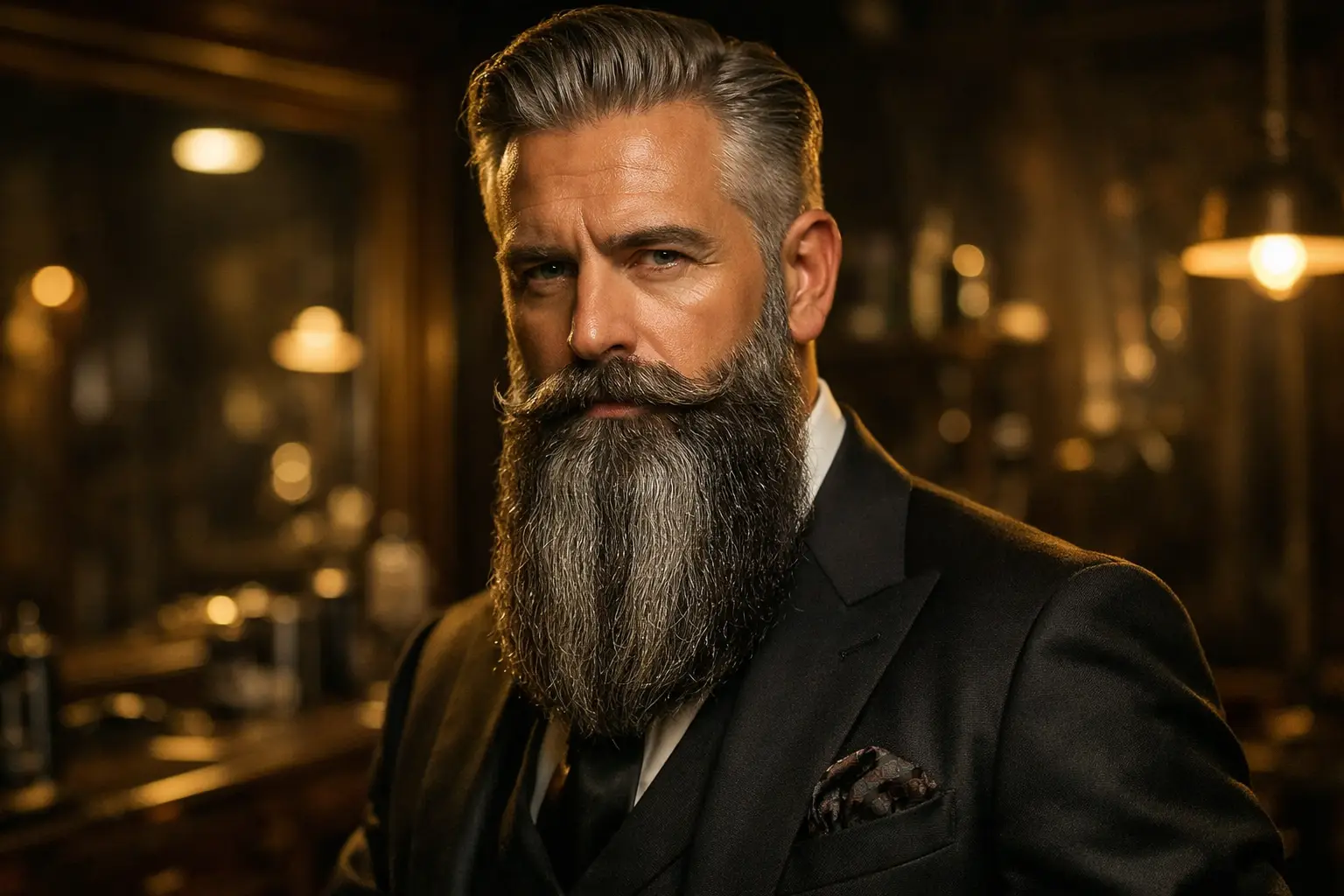 Long and Groomed Beard Style