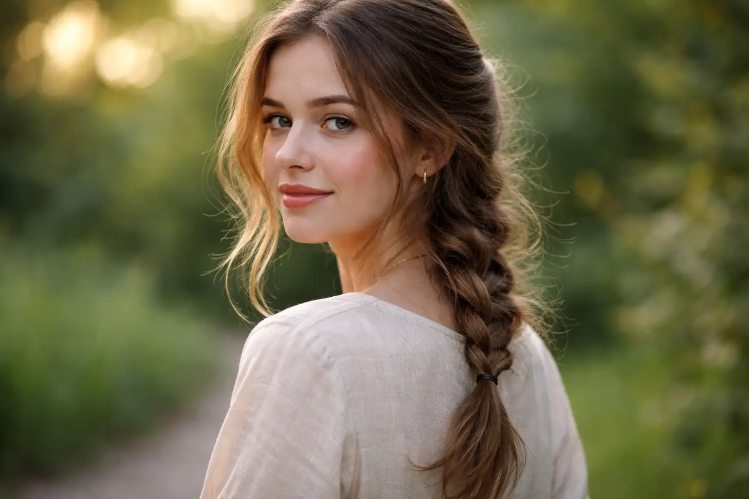 Loose Braided Style