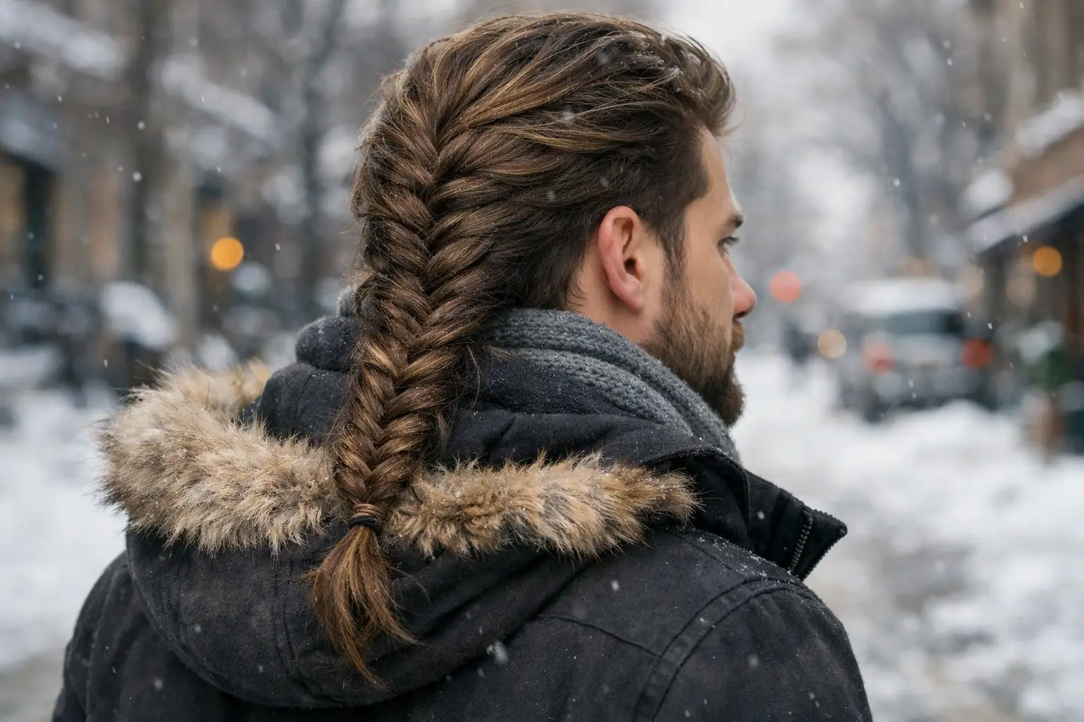 Loose Fishtail Braid for Texture and Detail