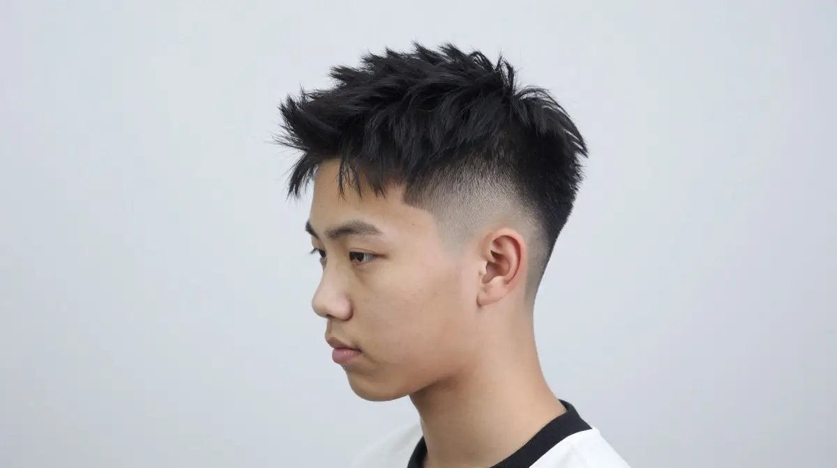 Low Fade with Textured Top