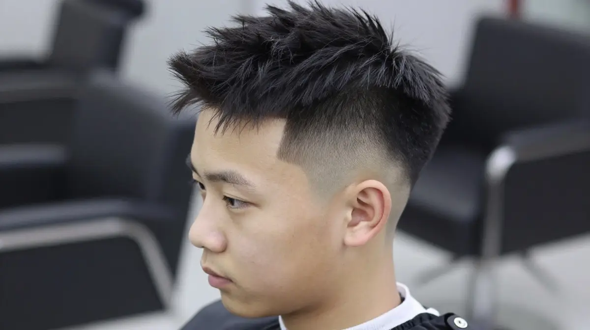 Low Fade with Textured Top
