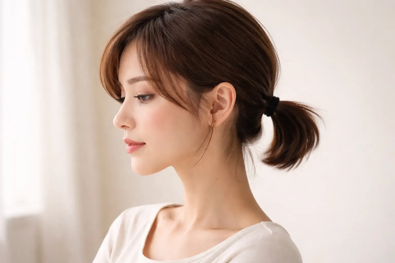 Low Mini Ponytail