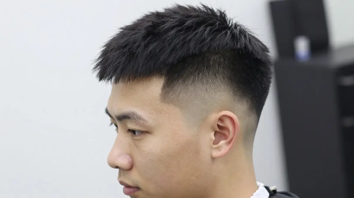 Low Taper Fade with Natural Texture