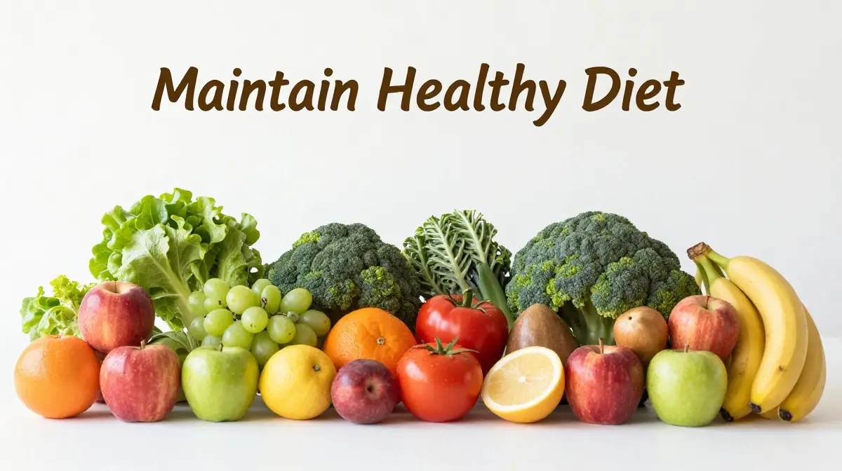 Maintain a Healthy Diet