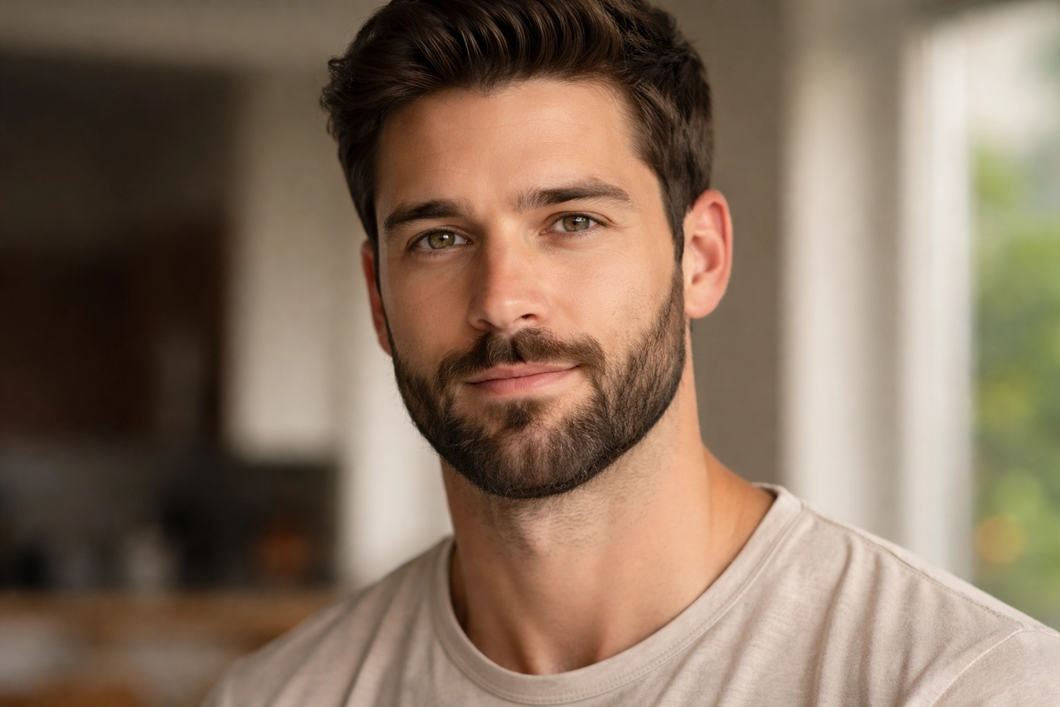 Medium Beard with Soft Taper