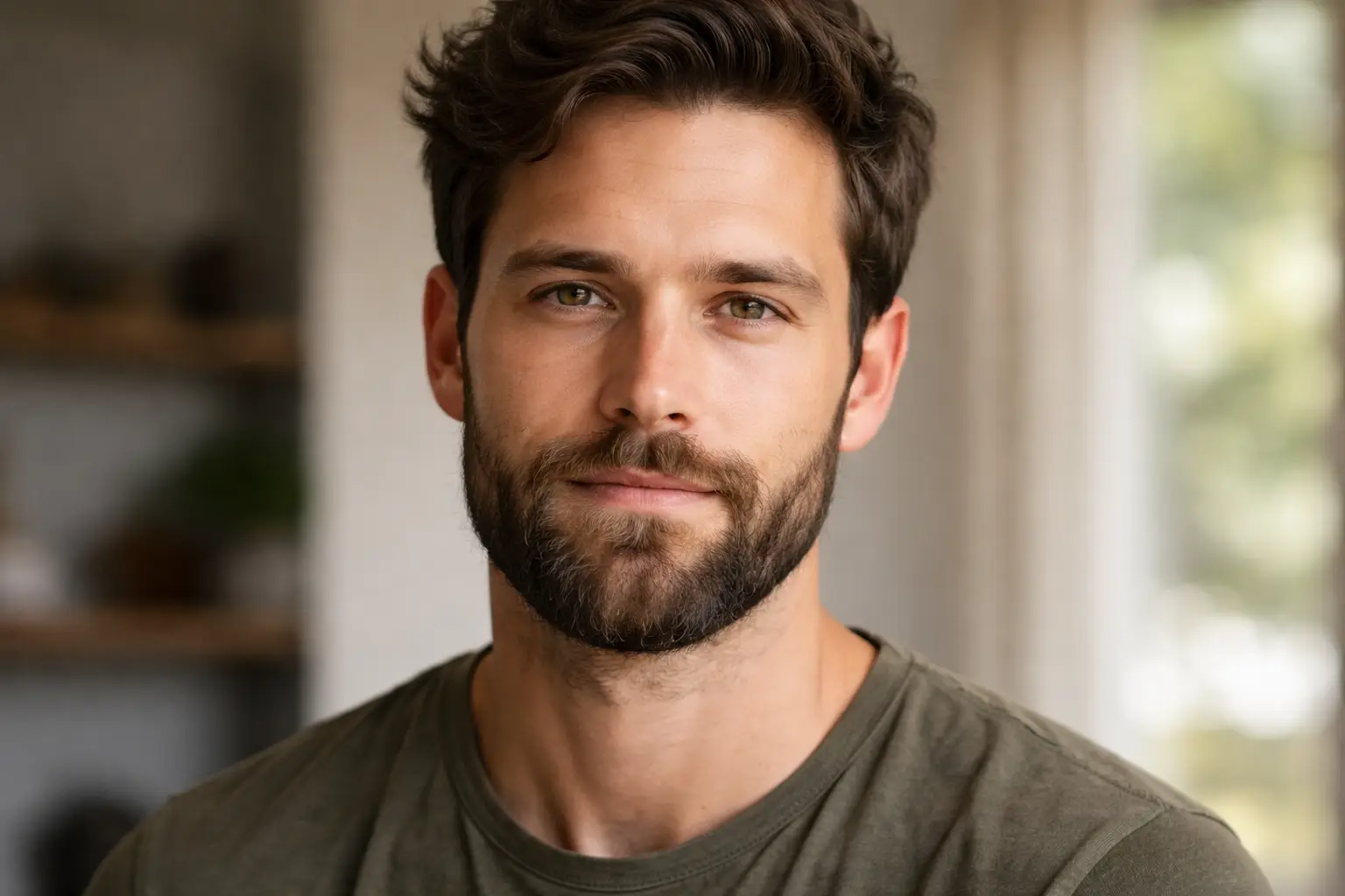 Medium Length Beard for Balance