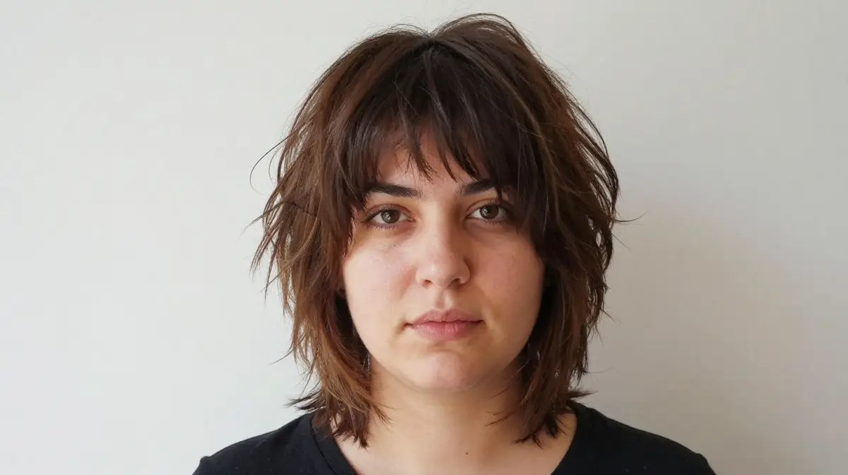 Medium Shag with Choppy Layers