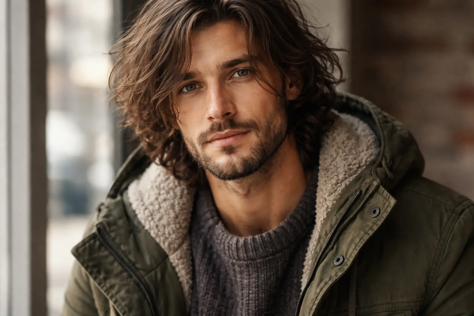 Messy Long Hair Look