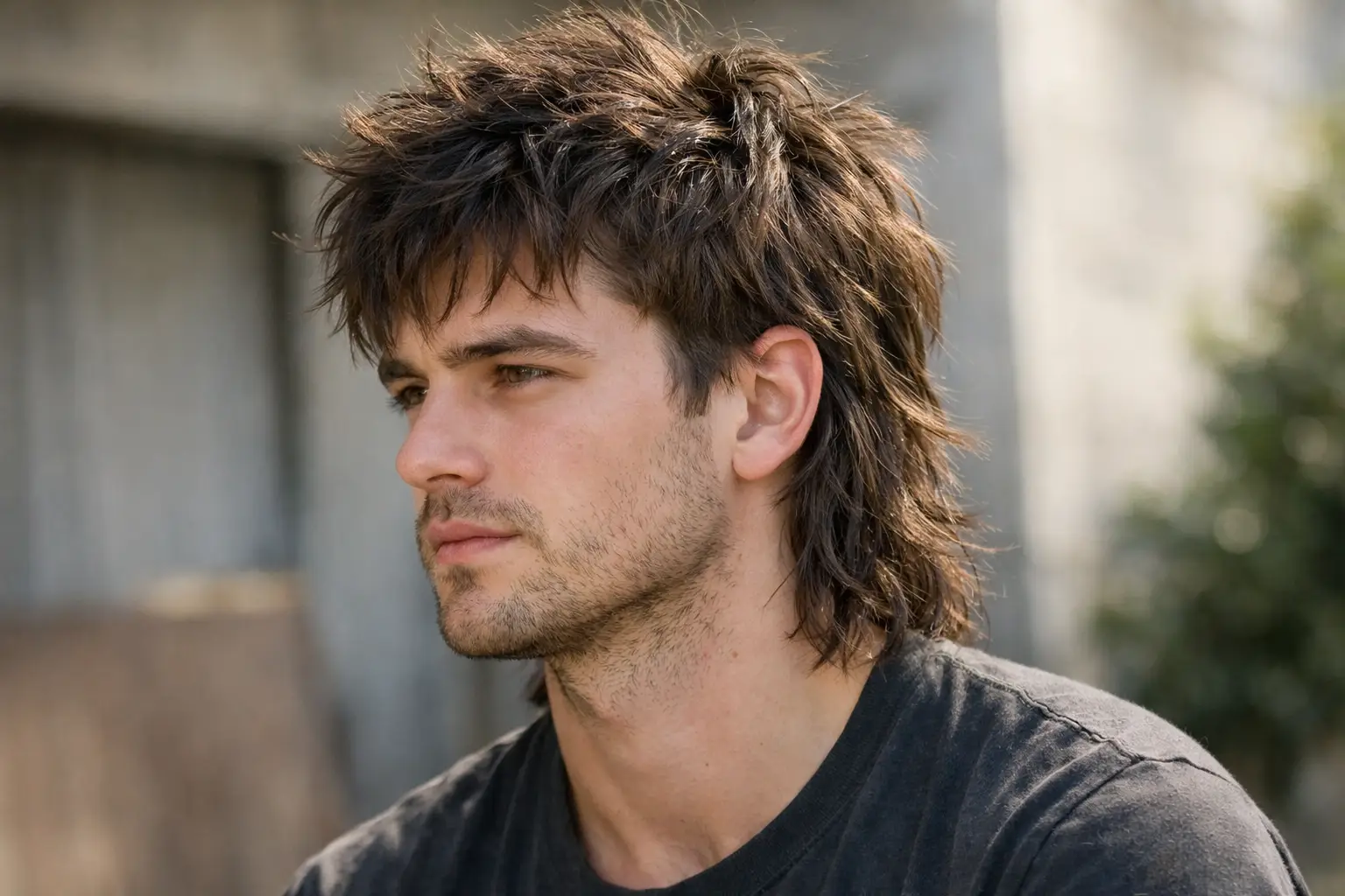 Messy Mullet Haircut