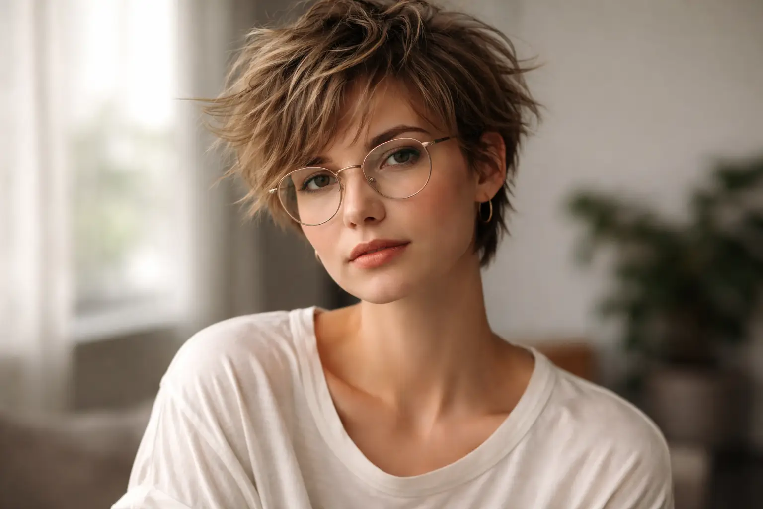 Messy Pixie Look