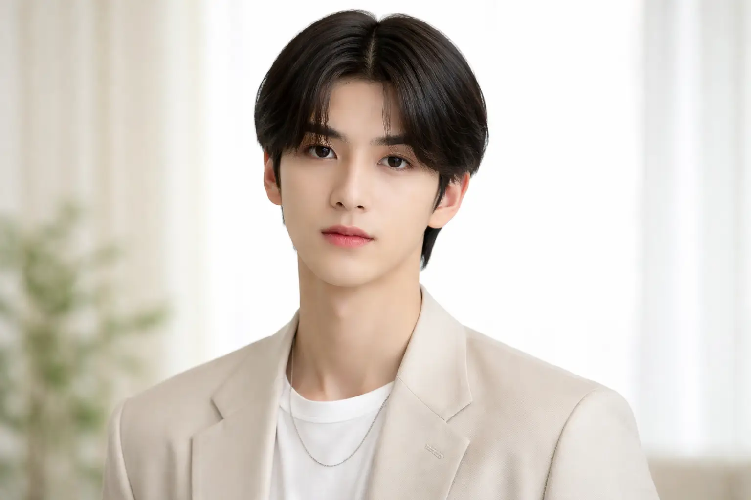 Middle Part Hairstyle