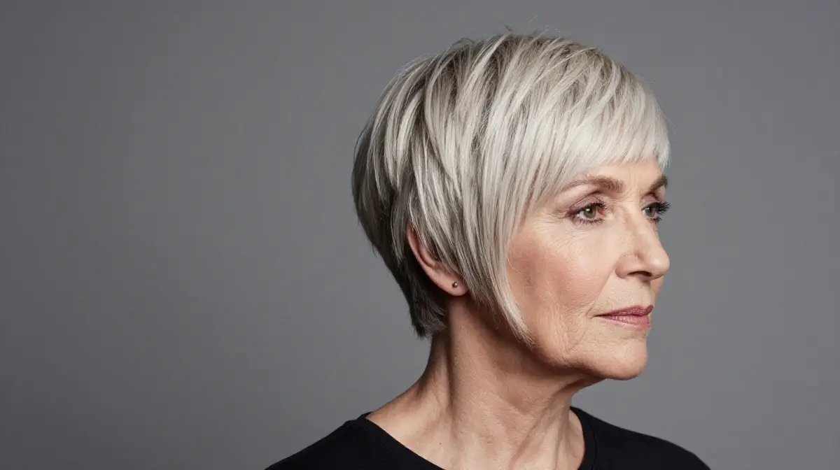 Modern Long Pixie with Blunt Ends