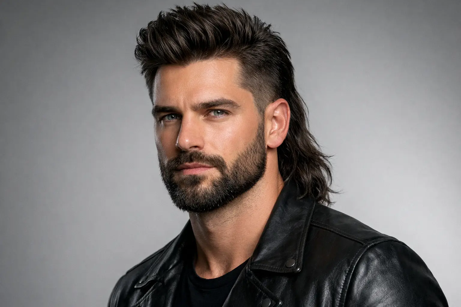Modern Mullet with Beard