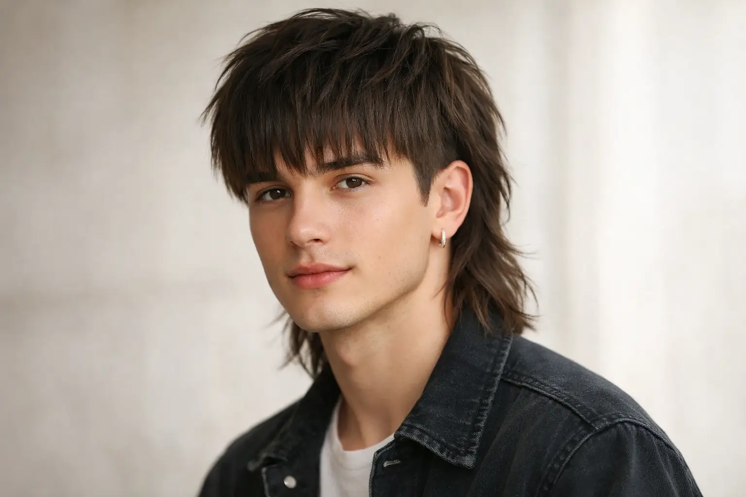 Modern Mullet with Fringe
