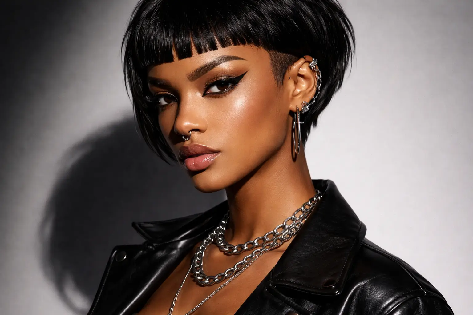 Pixie Bob with Micro Bangs