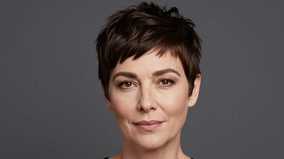 Pixie Cut for Round Face Shape