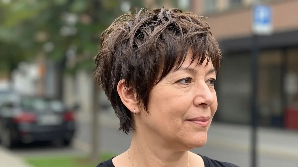 Pixie Shag with Choppy Layers