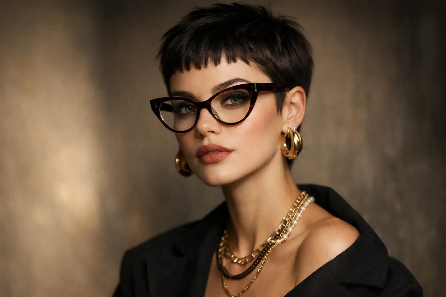 Pixie with Baby Bangs