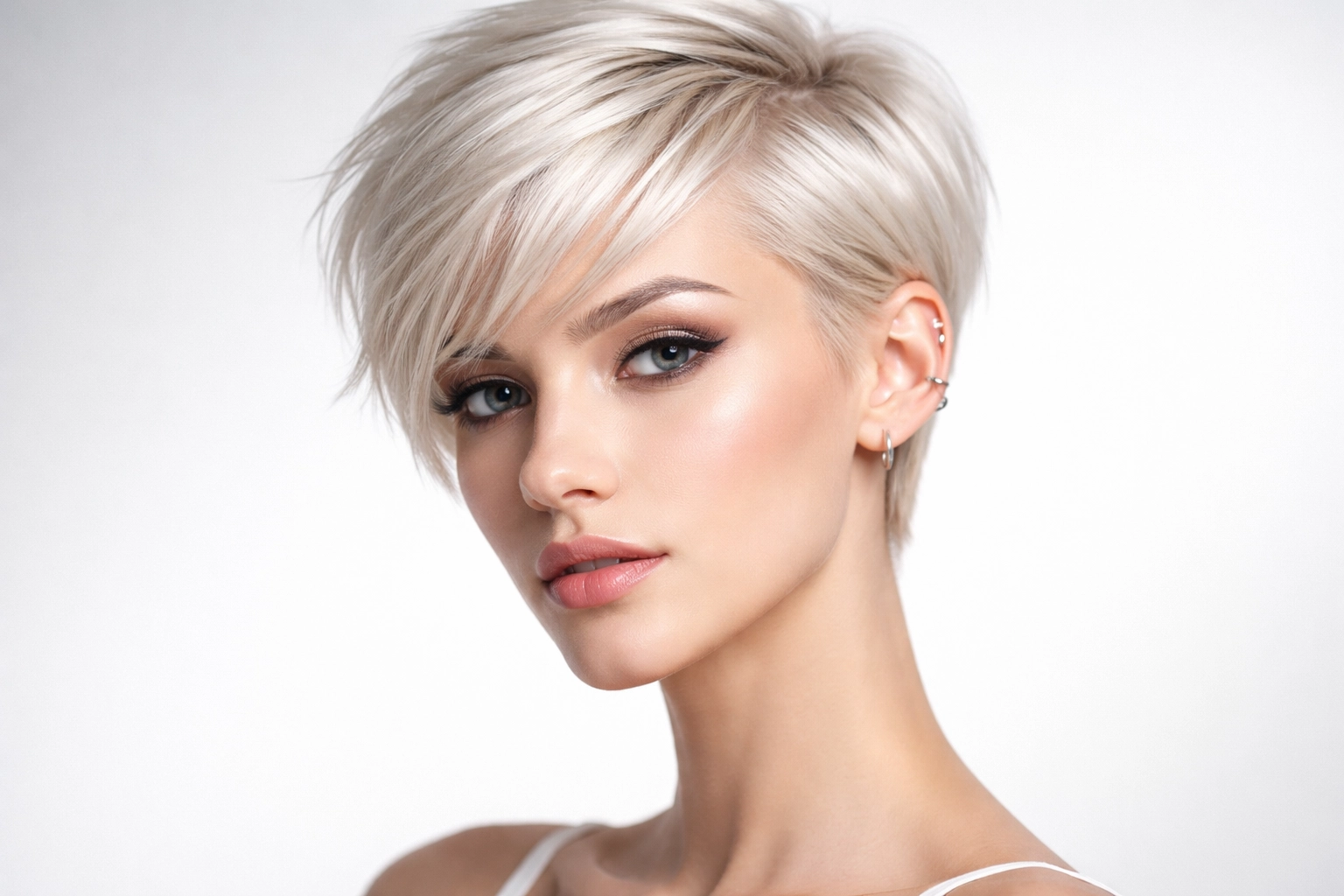 Platinum Blonde Pixie