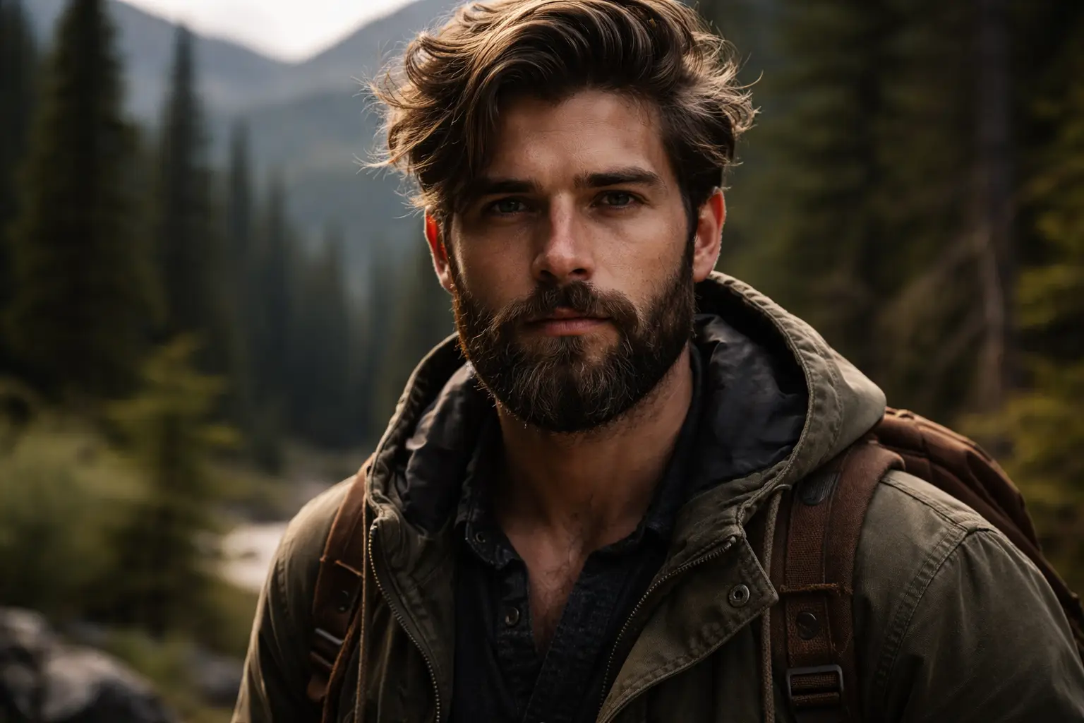 Rugged Outdoor Beard Style