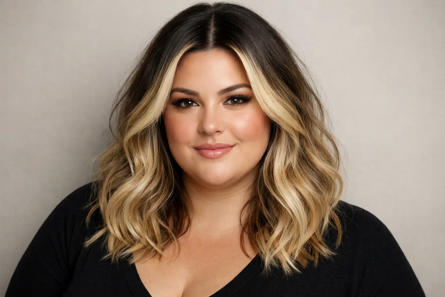 Shadow Root with Face Framing Color