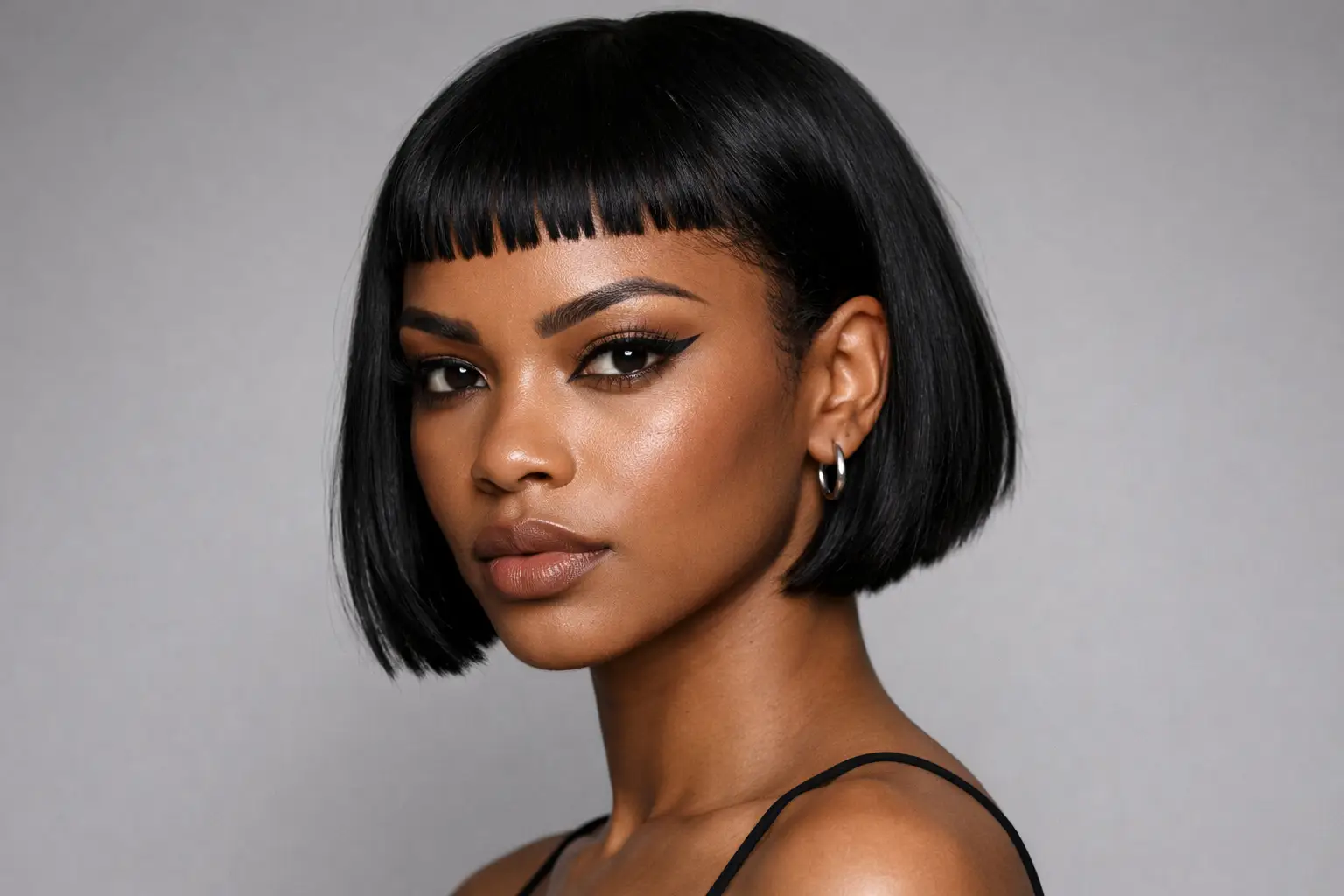 Short Bob with Baby Bangs