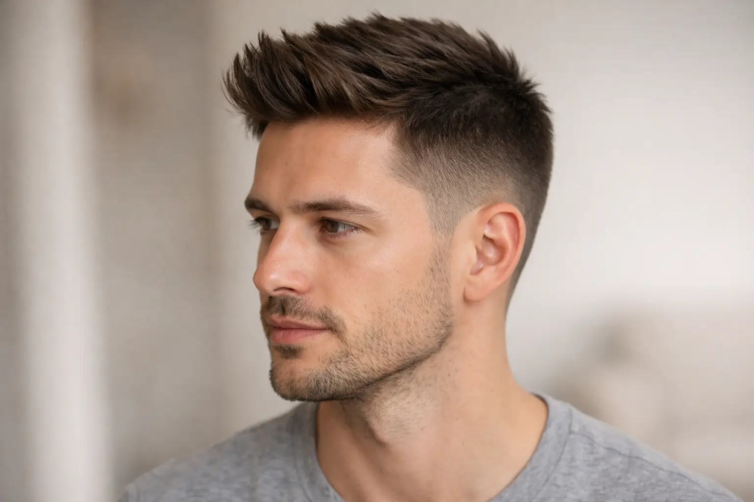 Short Fade with Natural Volume