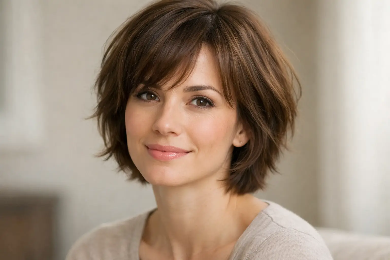 Short Hair with Soft Layers