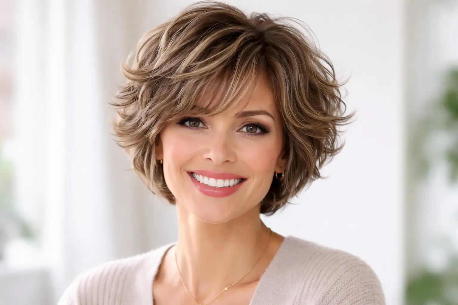 Short Layered Curls
