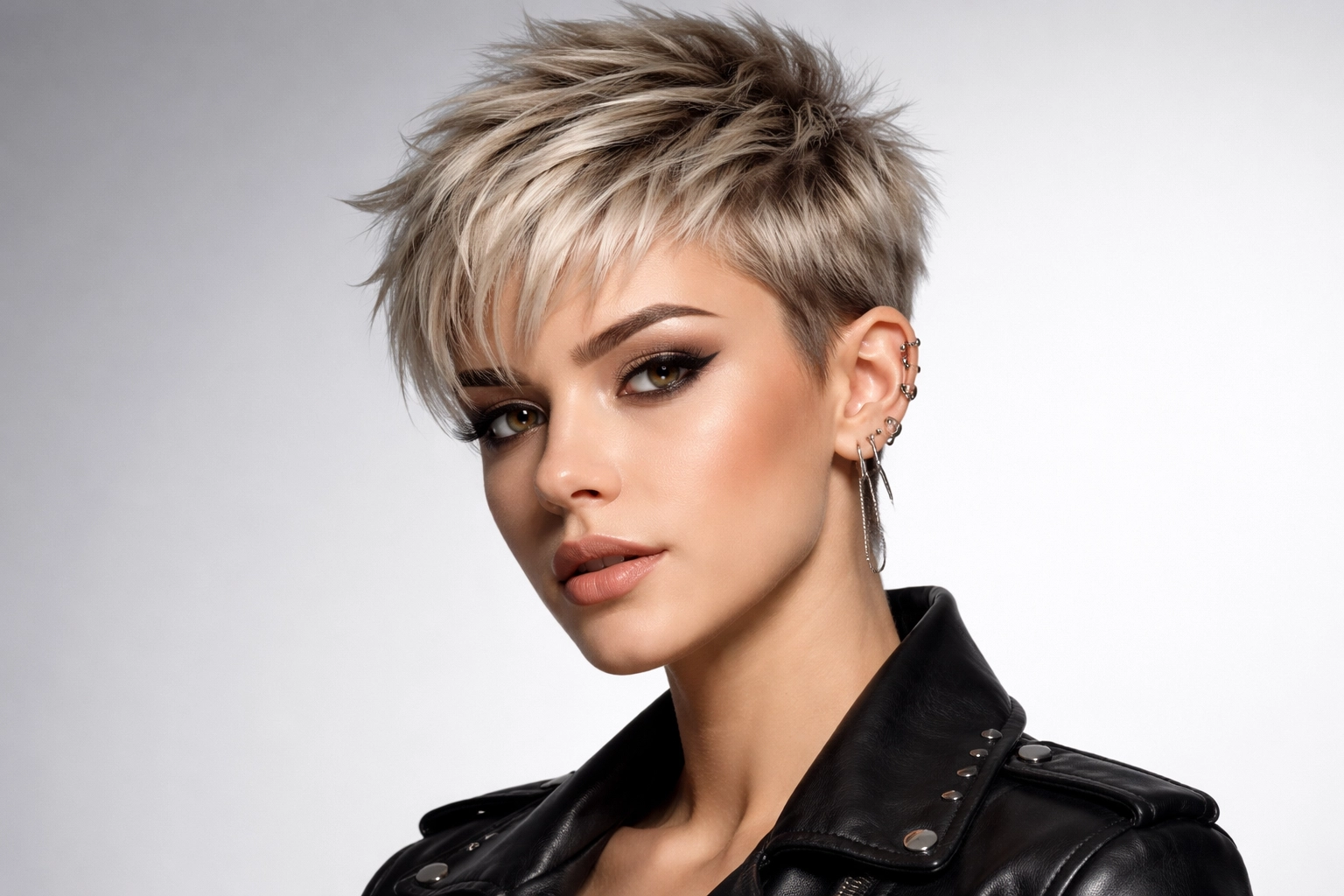 Short Pixie with Bold Texture