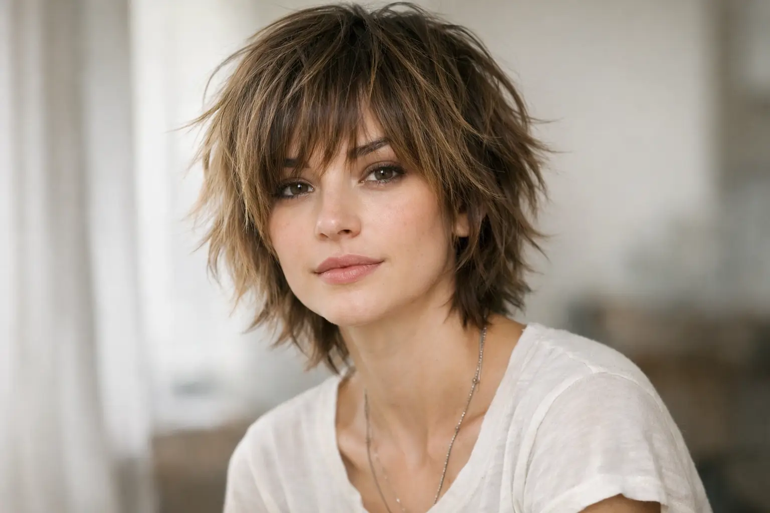 Short Shag Haircut for Effortless Style