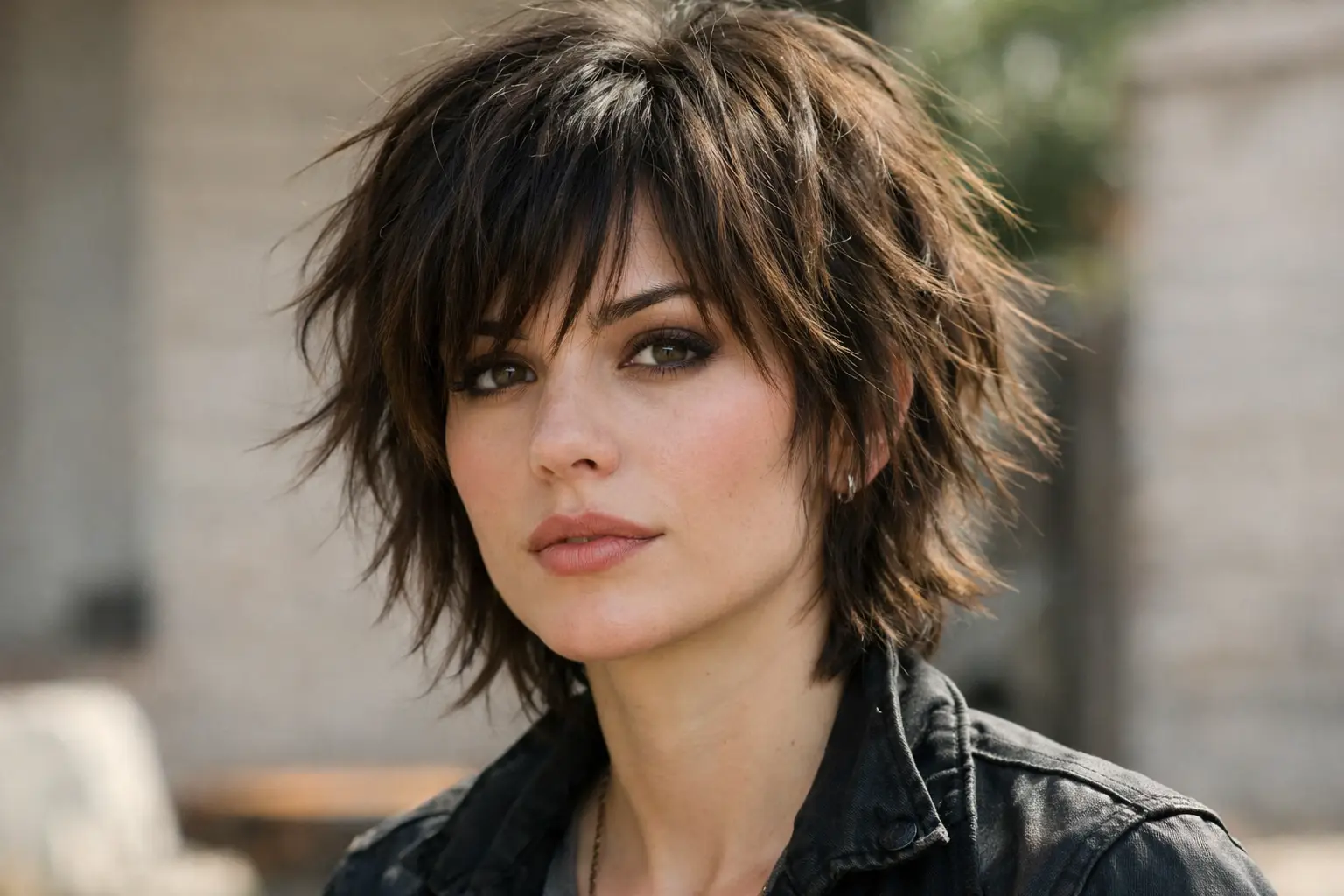 Short Shaggy Hairstyle