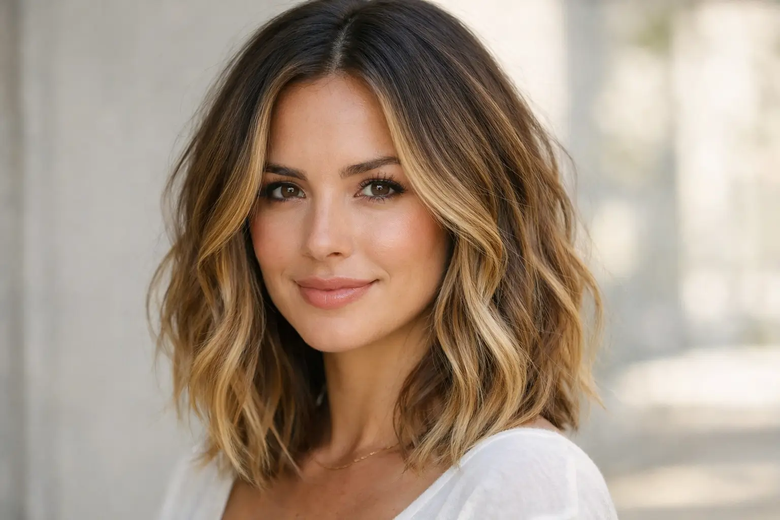 Shoulder Length Hair with Balayage
