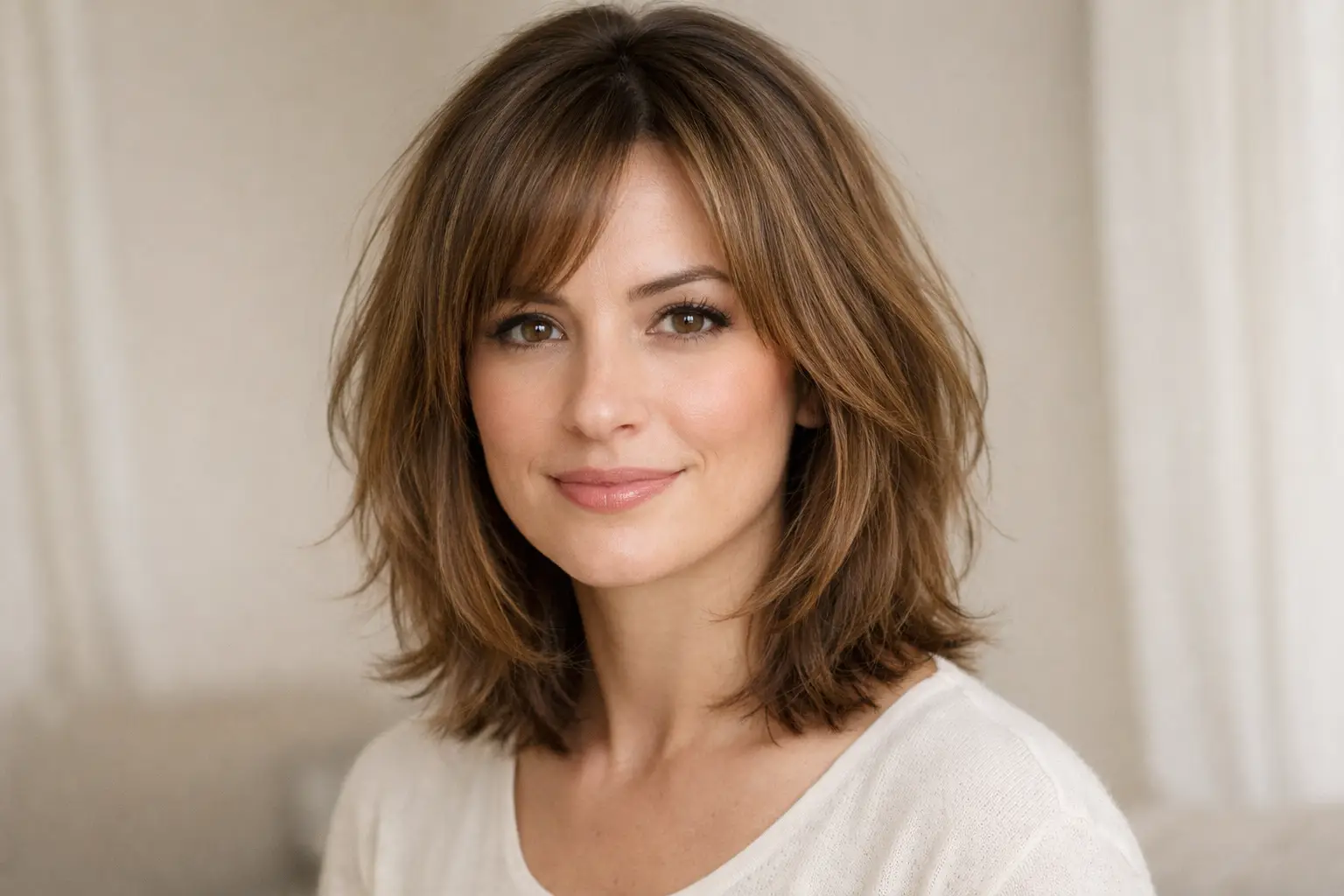 Shoulder Length Layered Hair