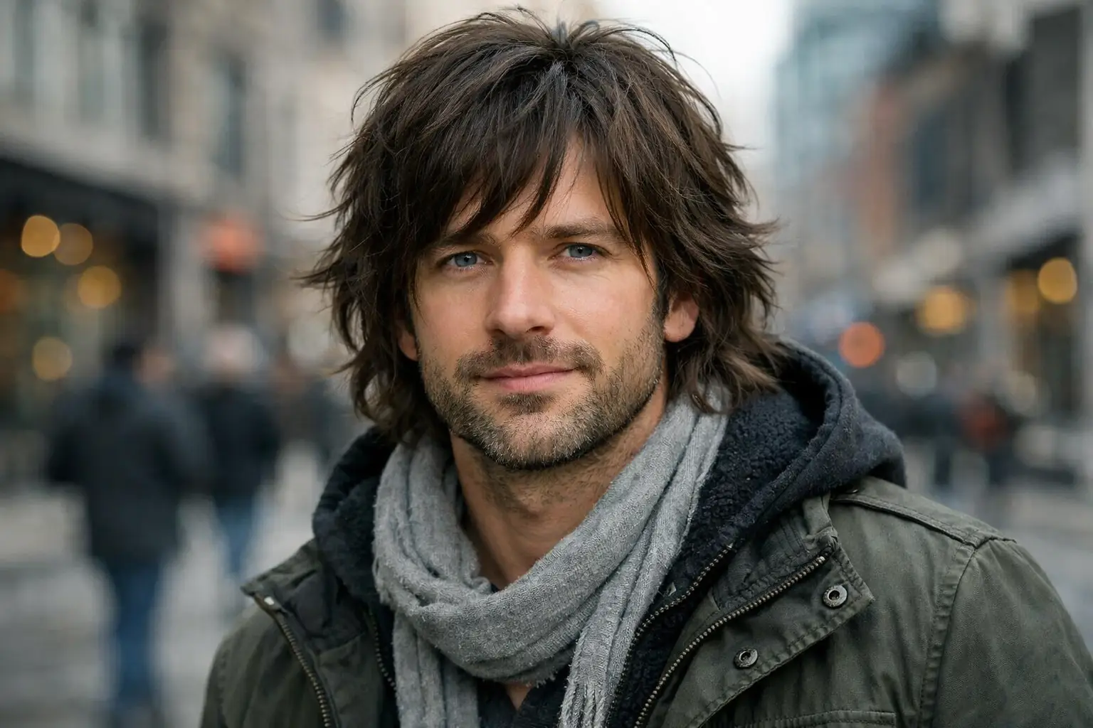 Shoulder Length Shag Cut with Volume