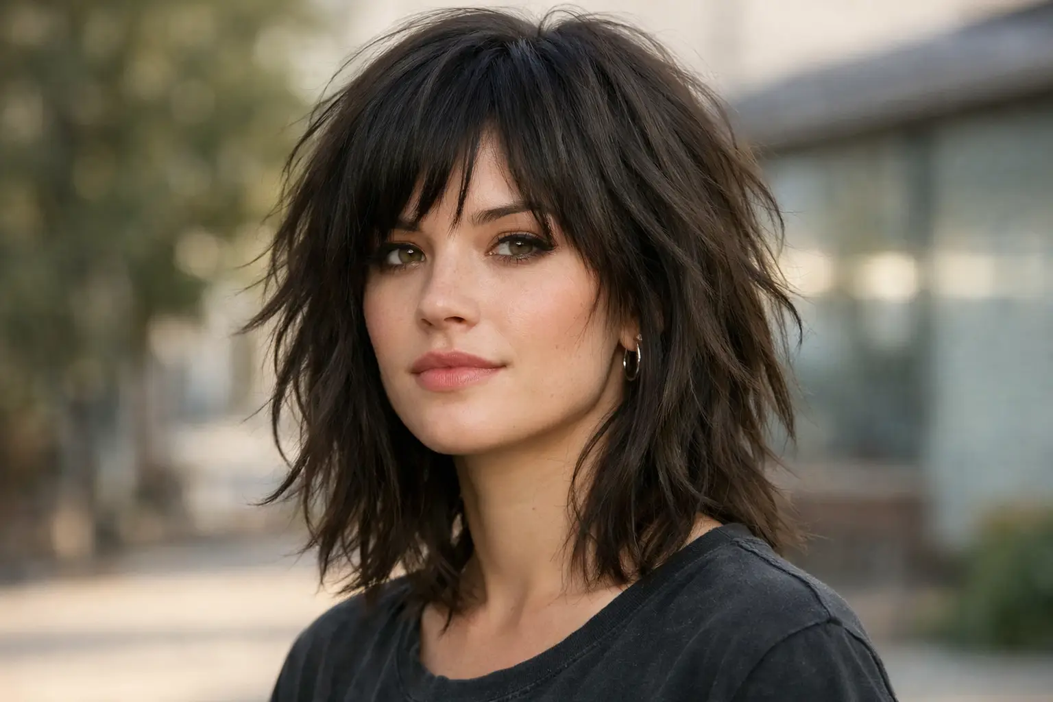 Shoulder Length Shag Cut