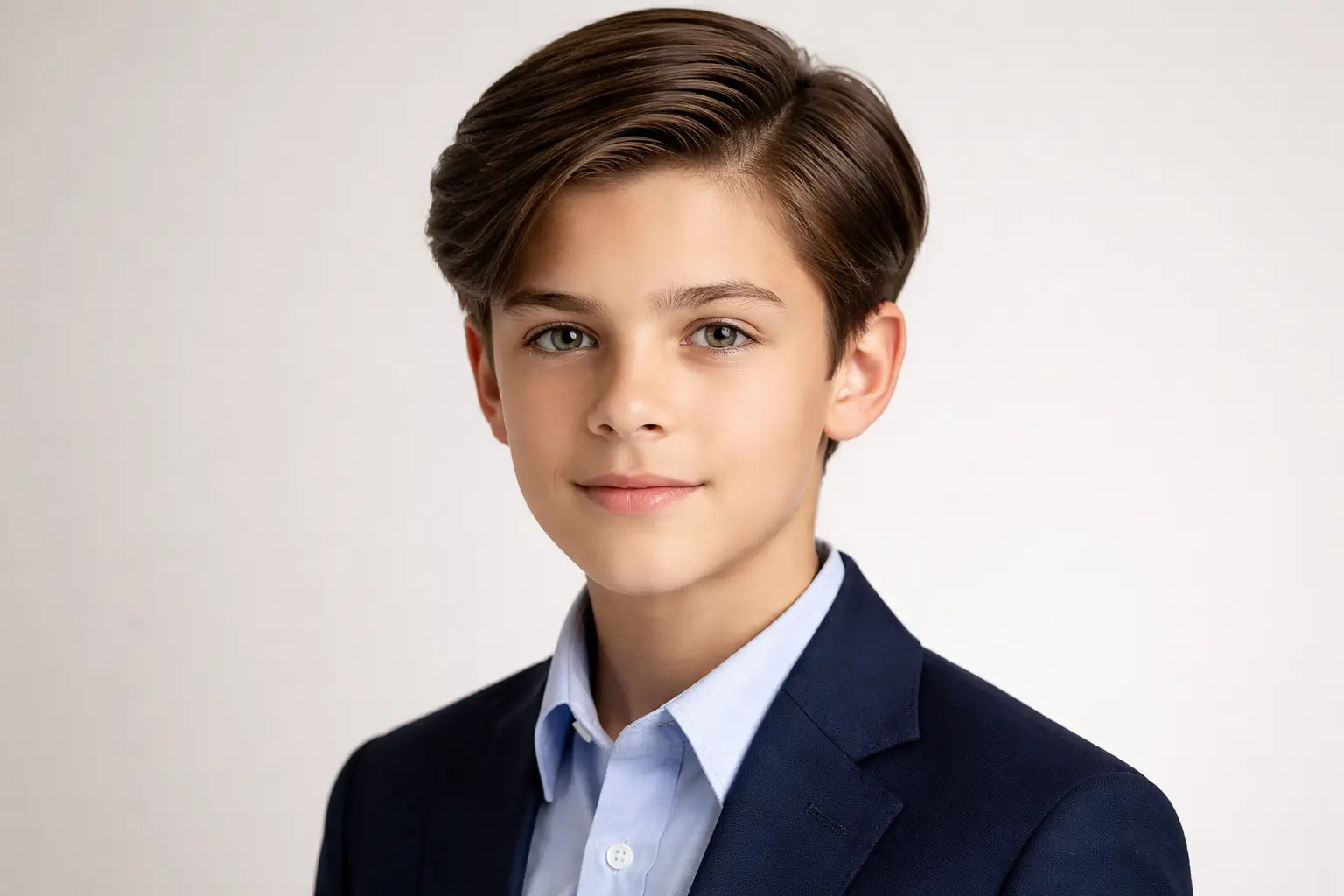 Side Part Medium Hairstyle