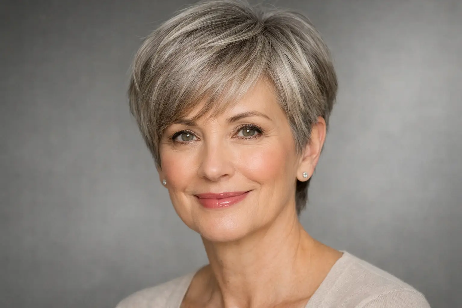 Side Swept Bang Pixie