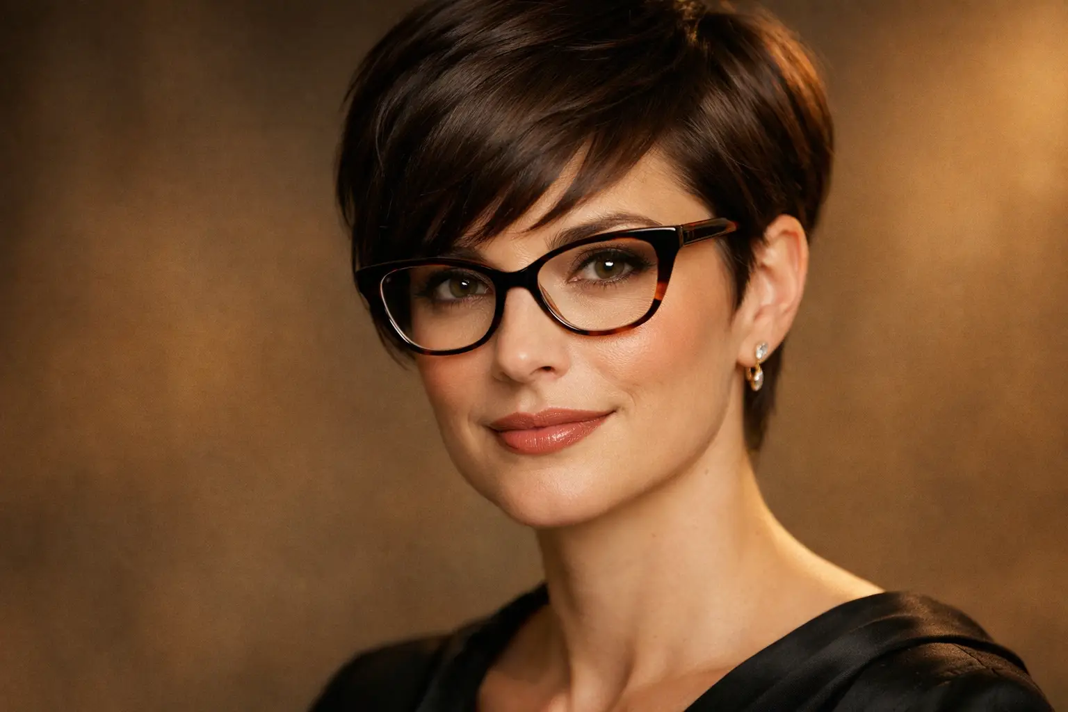 Side Swept Pixie Style