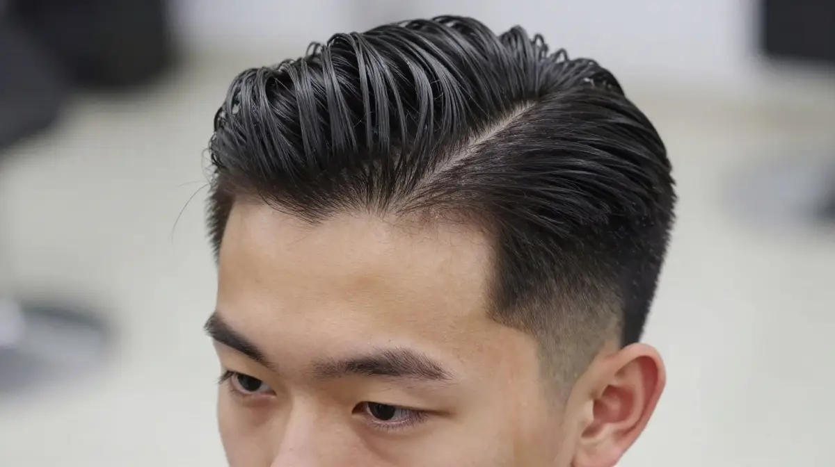Slick Back Hairstyle
