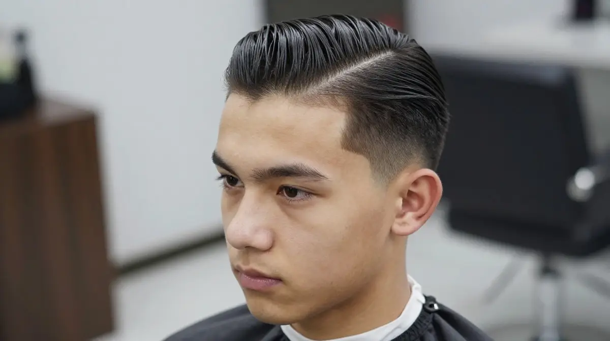 Slick Back Hairstyle