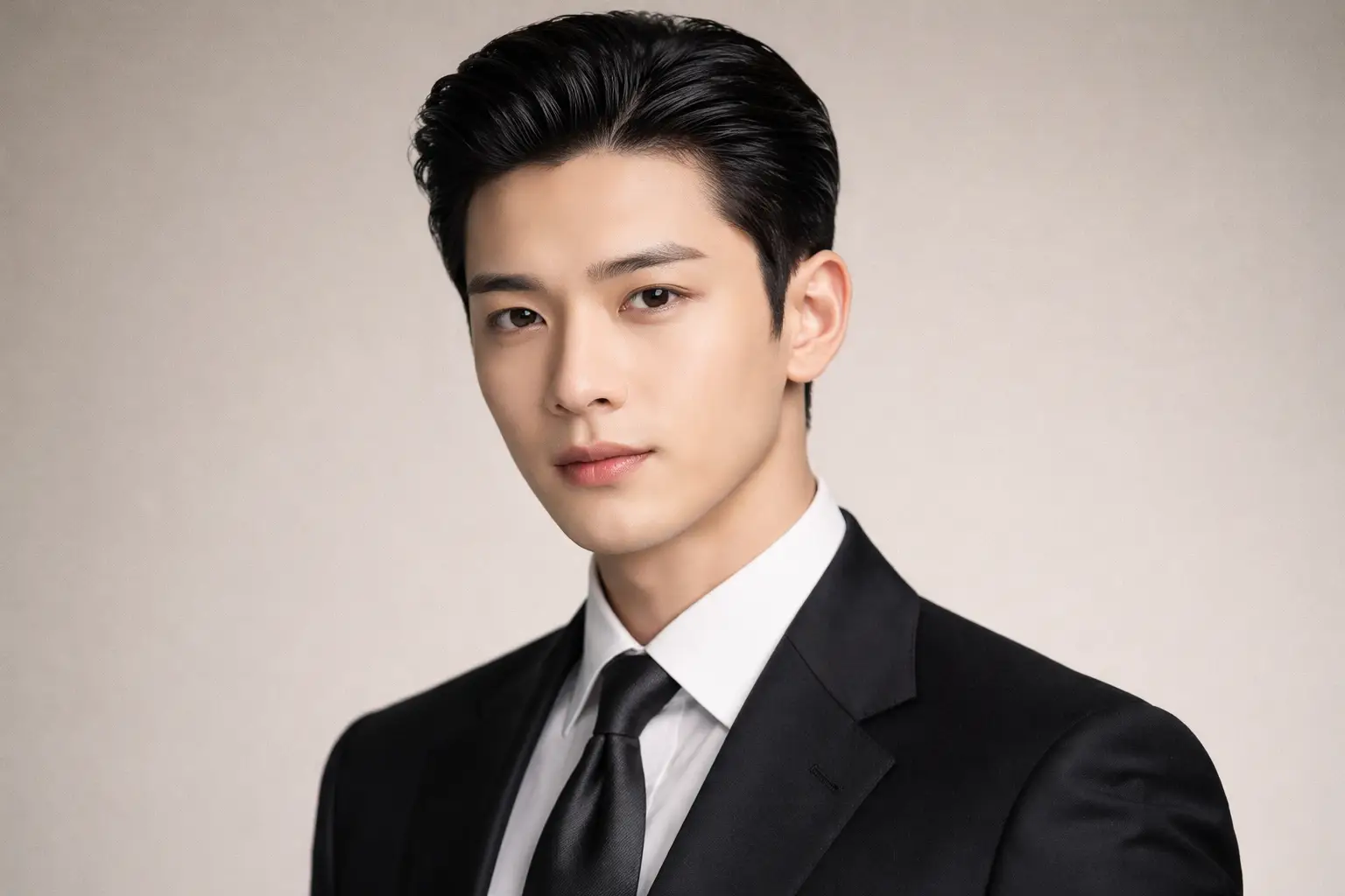 Slick Back Korean Style