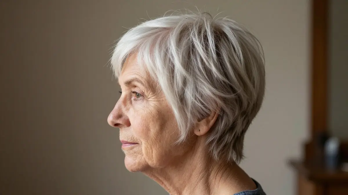 Soft Feathered Long Pixie