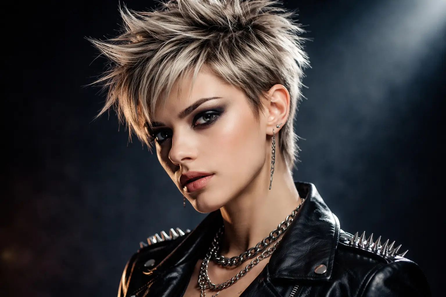 Spiky Pixie for Dramatic Style