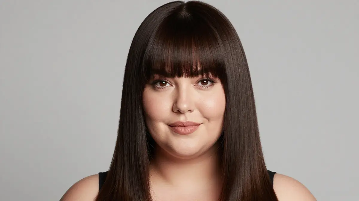 Straight Hair with Bangs