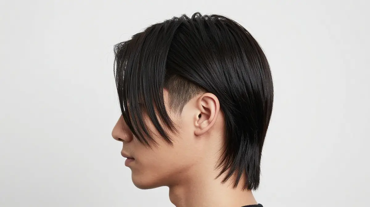 Subtle Mullet for Straight Hair